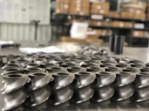 STS 65 Plastic Wood Extruder Screw Elements Dimensional Stability