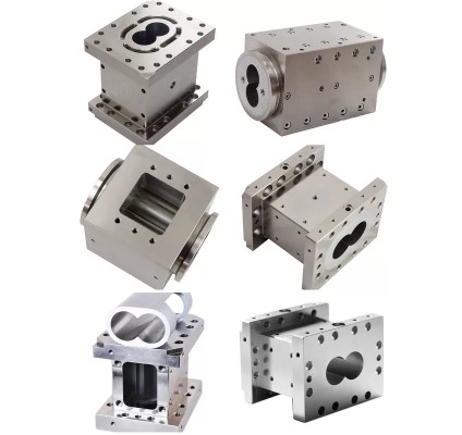 Coperion ZSK58 Double Screw Extruder Spare Parts For Polyamide 6 With Glass Fiber composition (PA6-GF30) Application