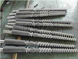Conical Twin Screw Barrel For UPVC Plastic Pipe Machine