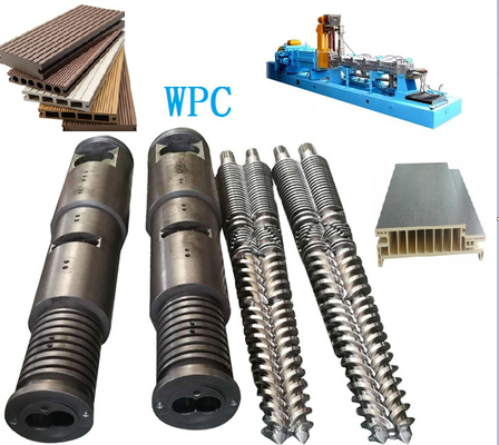 Bimetallic Twin Conical Screw And Barrel Design For Wpc